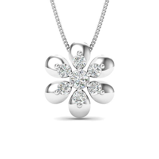 Heavenly Bloom Platinum Pendant