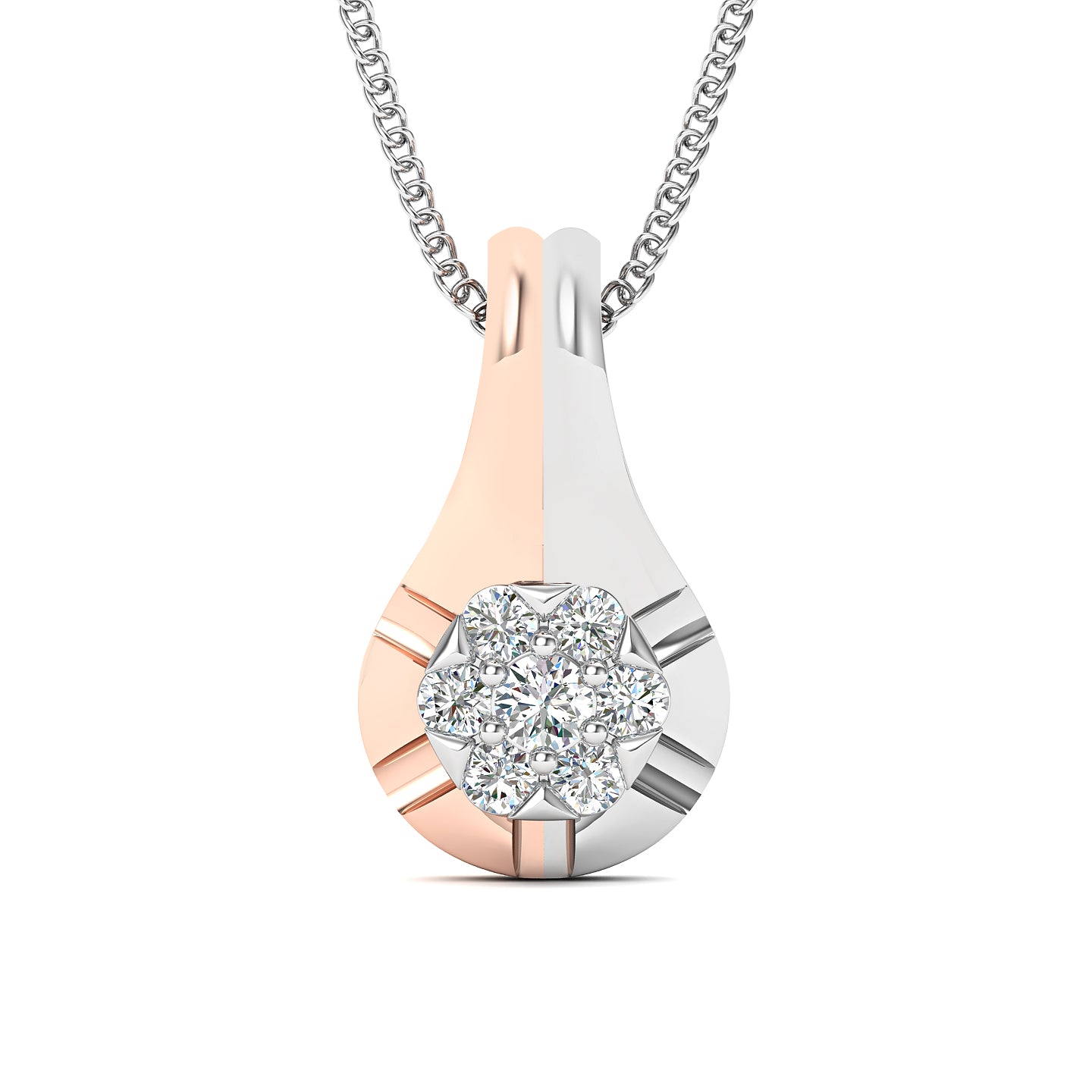 Whisper Light Two Tone Pendant