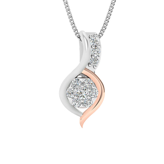 Velvet Spark Two Tone Pendant