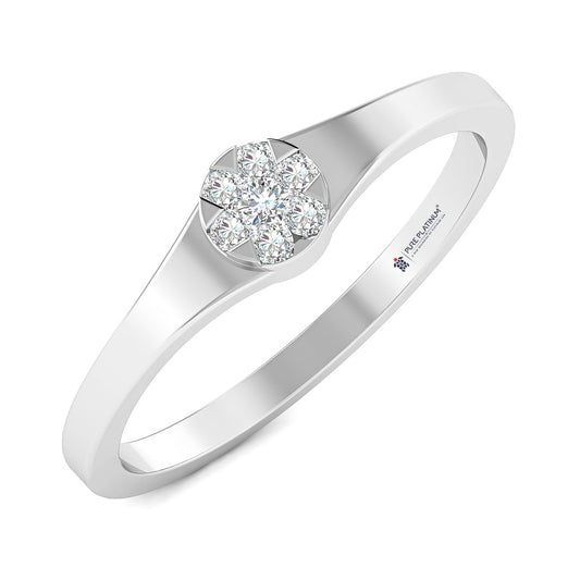Sparkle Eternal Platinum Ring