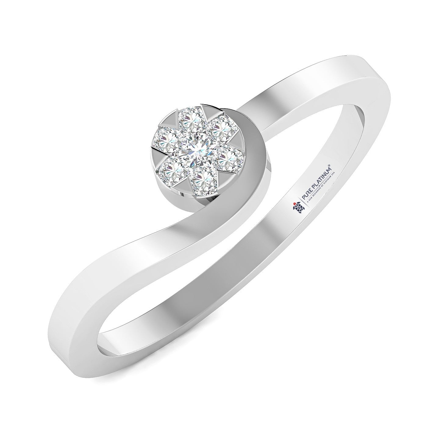 Endless Charm Platinum Ring