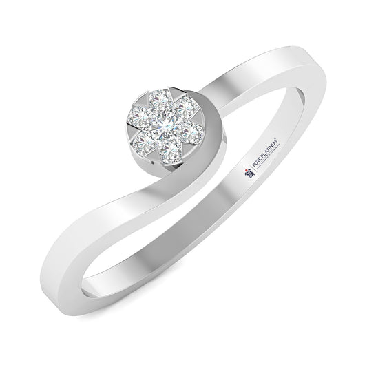 Endless Charm Platinum Ring