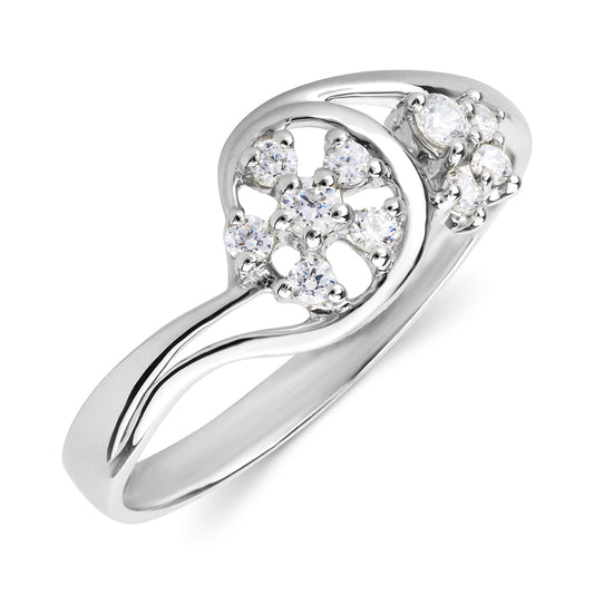 Love Whisper Platinum Ring