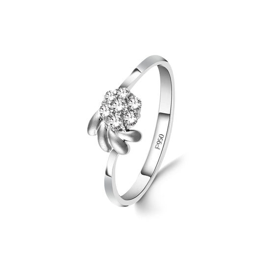Radiant Meadow Platinum Ring