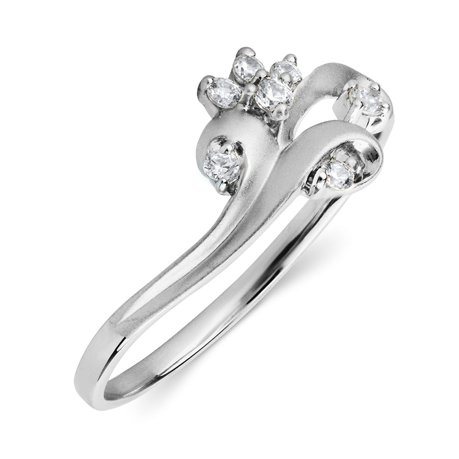 Dreaming Rose Platinum Ring