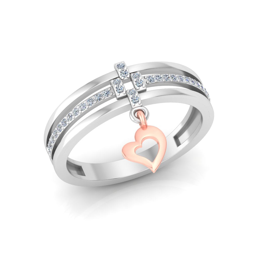 Endless Love Two Tone Ring