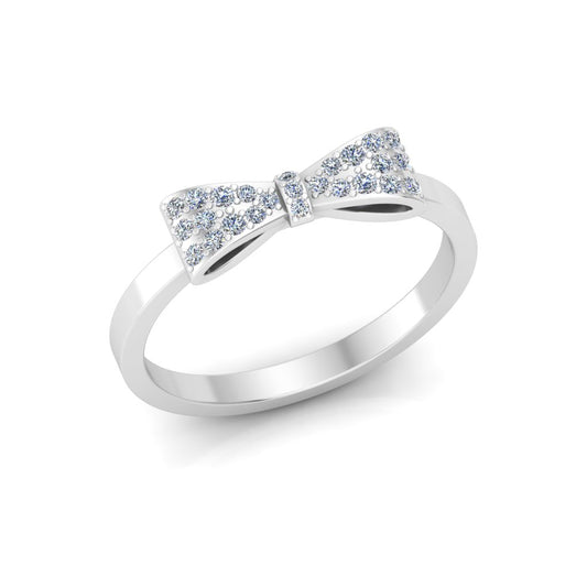 Elegant Mirage Platinum Ring
