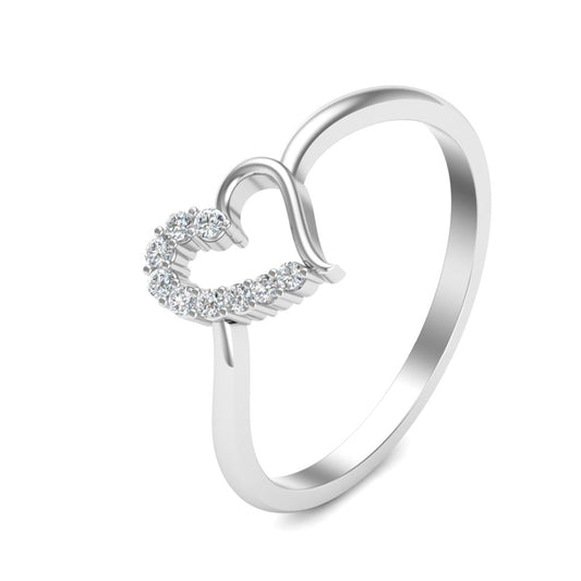 Mystic Bloom Platinum Ring