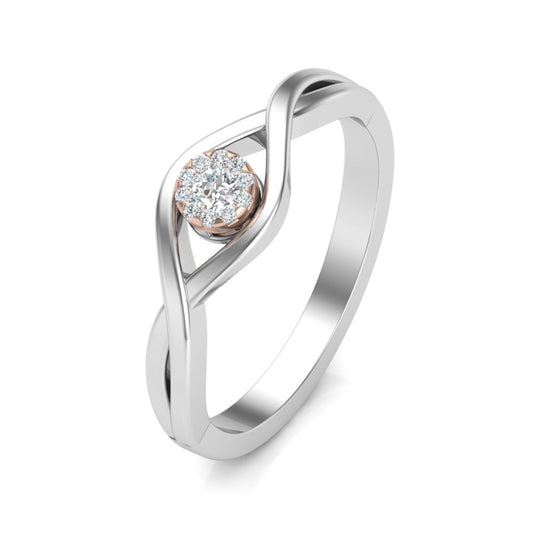 Affection Gleam Two Tone Ring