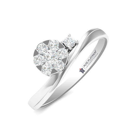 Aurora Shine Platinum Ring
