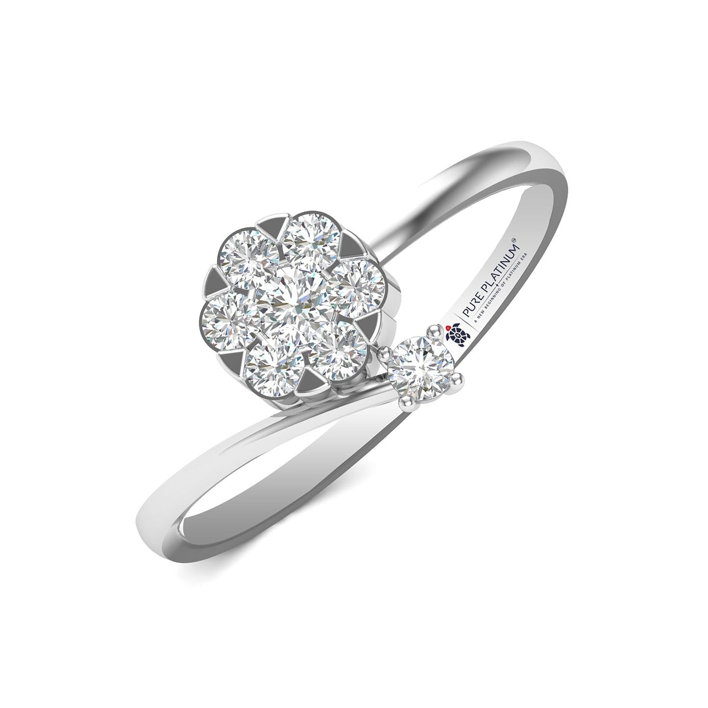 Garden Radiance Platinum Ring