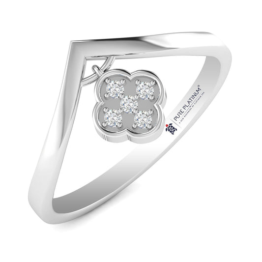 Empress Gleam Platinum Ring