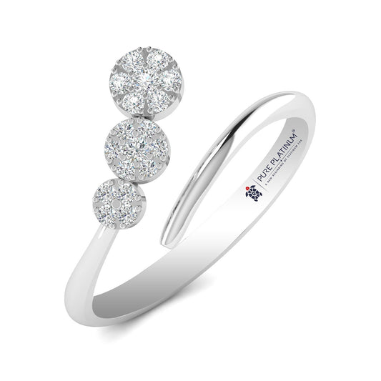 Noble Spark Platinum Ring