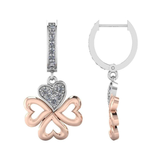 Affection Spark Two Tone Bali Earrings