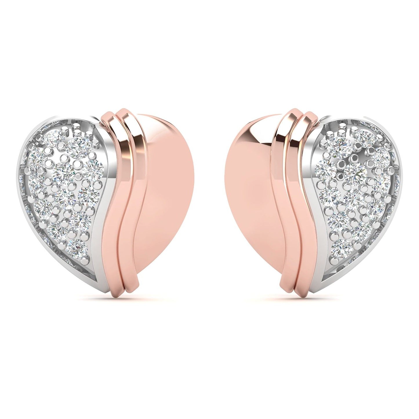 Spirit Love Two Tone Earrings